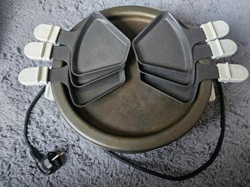 Gourmetstel met 6 pannetjes