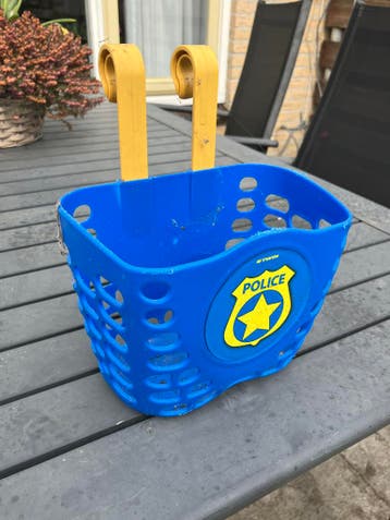 Paw Patrol Blauwe kinderfietsmand politie