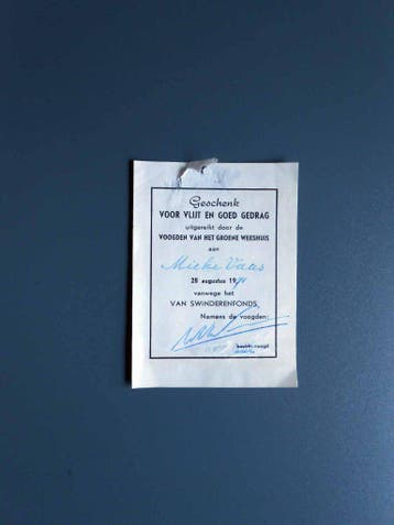 Mieke Vaas. Geschenk voor vlijt en goed gedrag (1971)