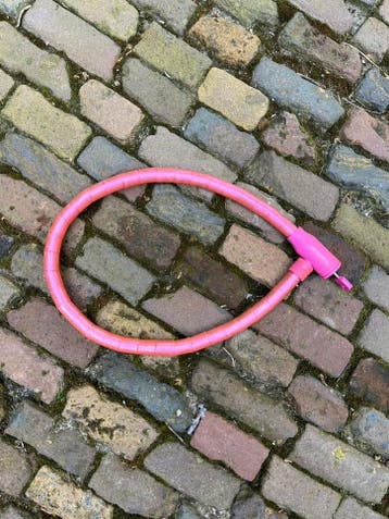 Hangslot kabelslot gebruikt gratis