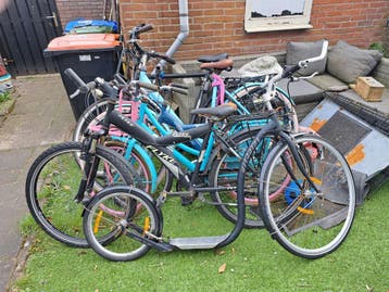 Oude fietsen, Gratis! - Diverse modellen en maten