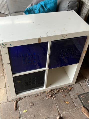 Gratis IKEA Kallax kastje met lades