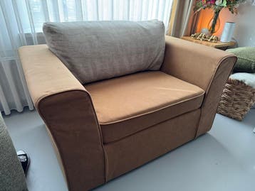 Loveseat love seat bruin/cognac kleurig