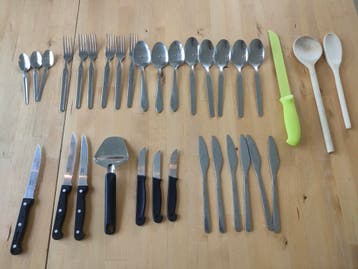 Bestekset en keukenhulpmiddelen