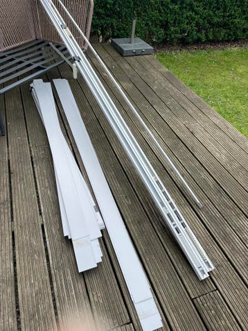 Lamellen met ophangsysteem