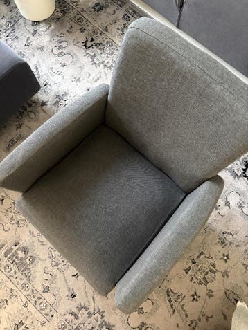 Grijze eetkamerstoelen - 6 stuks - gratis - goede staat