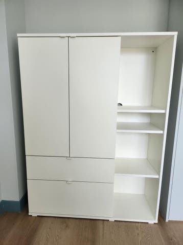 Ikea Vihals kast wit opbergmeubel