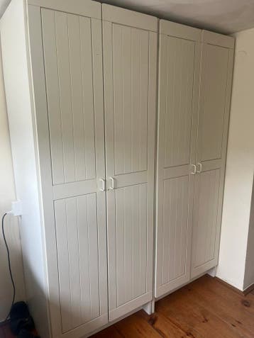 2 kledingkasten Ikea 2.13Hx80Bx60D