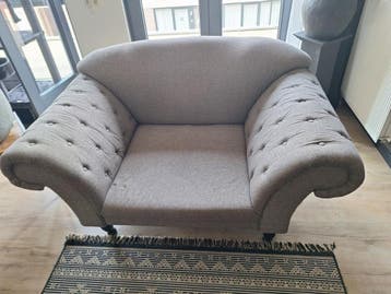 Gratis afhalen 3 en 1.5 zits bank van stof