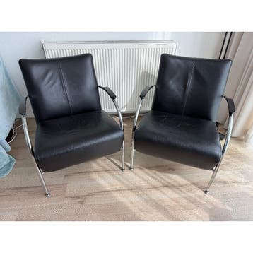 Lederen fauteuils gratis op te halen