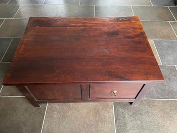 Salontafel koloniaal met twee laden