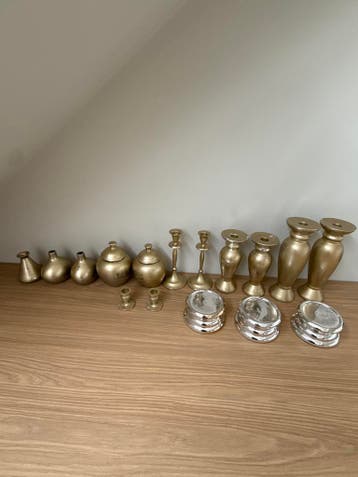 Gratis!! Kandelaars, potjes en vaasjes