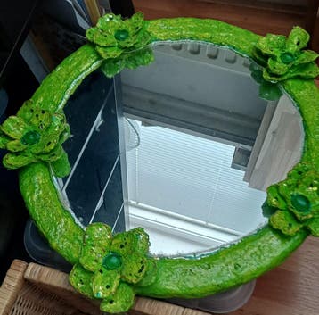 Gratis af te halen: Zelf geknutselde spiegel