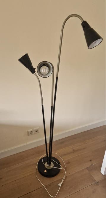 vloerlamp met 3 verstelbare spots