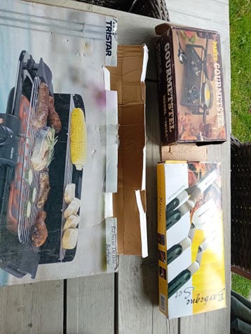 Barbecue elektrische en gourmetstel gratis