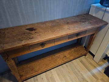 Houten dressoir opknapper