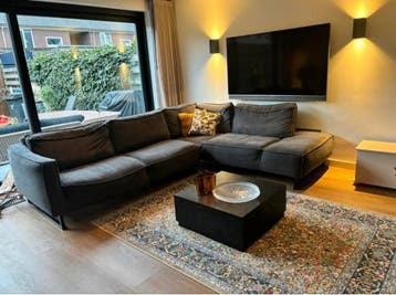 GRATIS - Moderne Hoekbank grijs - van de Tafelaar