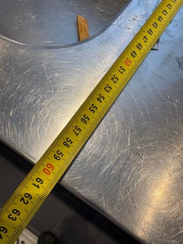 RVS aanrechtblad met spoelbak