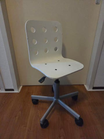 Gratis kinder bureaustoel wit Ikea