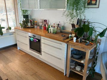 GRATIS IKEA keukenkasten (wit) - Reeds gedemonteerd