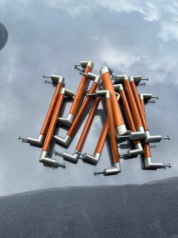 Houten handgrepen voor keuken of meubels