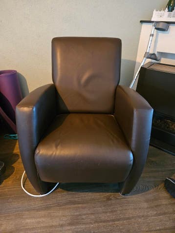 Bruine nepleren stoel - gratis ophalen