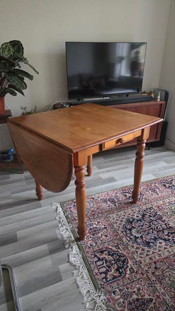 Houten salontafel, uitklapbaar - Gratis ophalen