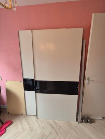 2 deuren voor schuifdeuren kast