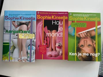 3 boeken van Sophie Kinsella: Shopaholic-serie