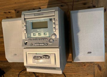 Gratis JVC mini stereotoren defect
