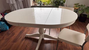 GRATIS Ikea ronde tafel (uitschuifbaar)