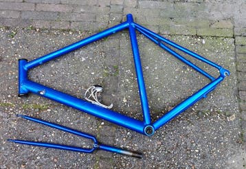 Cannondale frame and fork, Flandria frame