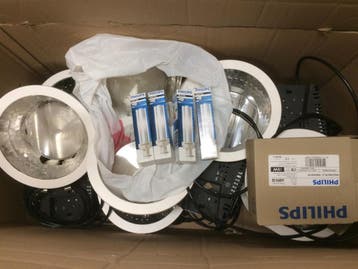 inbouw spot 2 dozen pl armaturen philips master