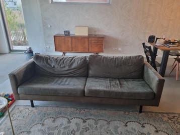 Sissy-Boy bank Amsterdam + loveseat donkergroen eco leer