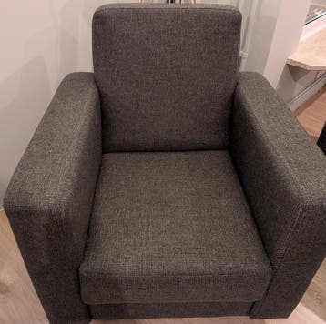 Fauteuil Antraciet