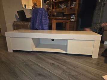 Tv kast hoogglans wit