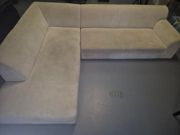 Off-White Hoekbank-  Relaxt- GRATIS  ophalen