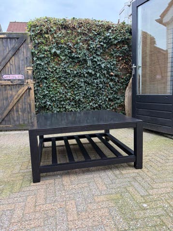 Gratis afhalen gratis zwart houten salontafel