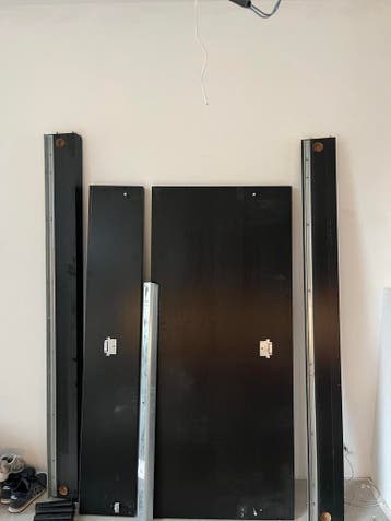 IKEA MALM bed zwart 160 cm