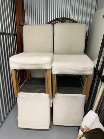 Soho Company stoelen zonder hoes 6x