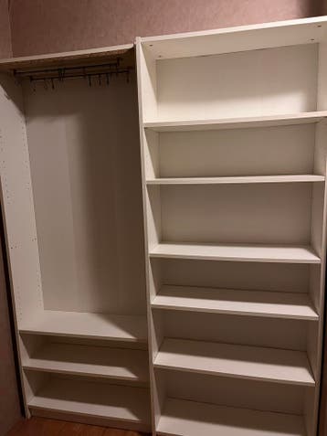 Boekenkast & garderobekast