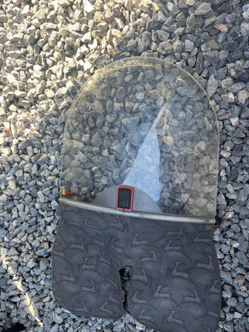 Windscherm fietsstoeltje voor