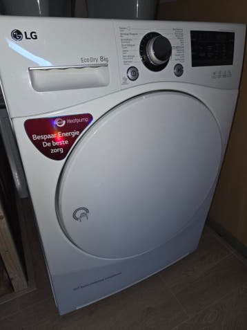 LG Eco Dry 8kg Warmtepompdroger - Energiezuinig DEFECT!