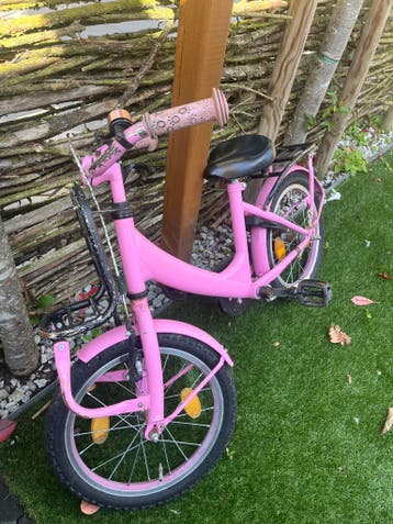 Gratis roze kinderfietsje - opknapper