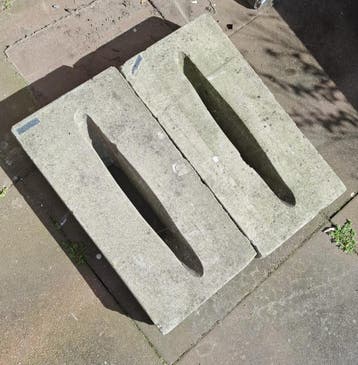 2x fietsentegel / fietsenrek