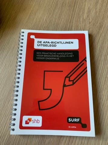 De APA-richtlijnen uitgelegd - 2e editie