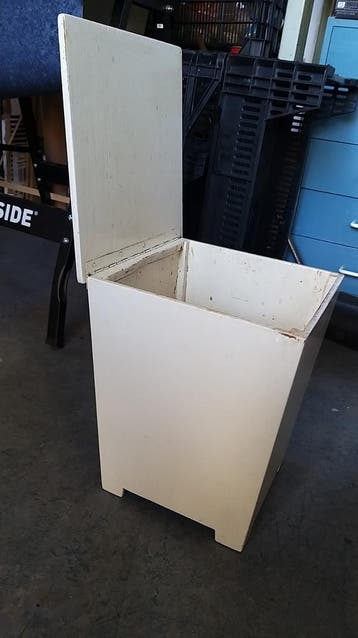 Witte opbergbox / krukje