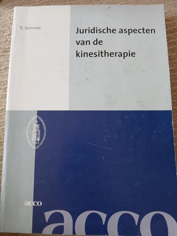 Y. Stevens - Juridische aspecten van de kinesitherapie