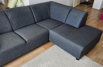 Antraciet hoekbank gratis af te halen