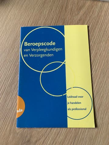 Beroepscode van Verpleegkundigen en Verzorgenden